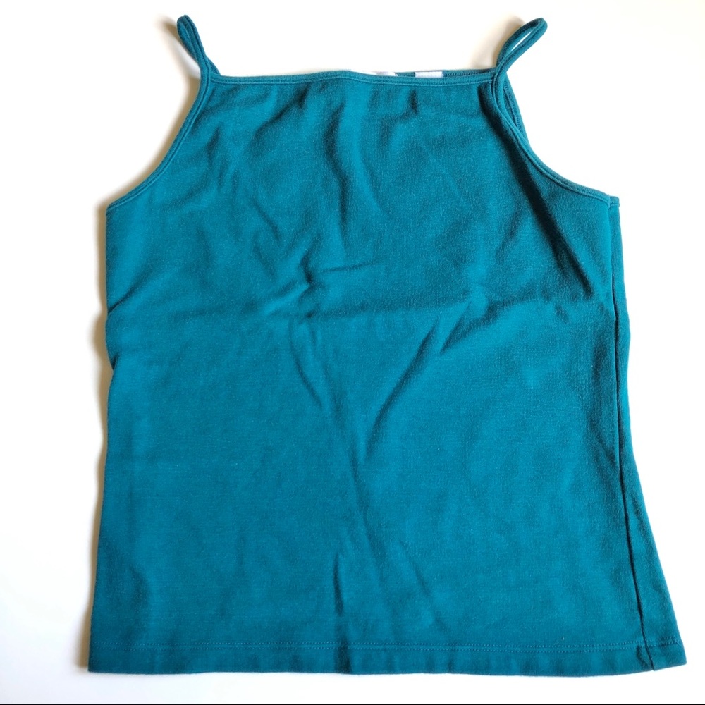 2/$15 Q & A Tank Top Medium Blue Juniors